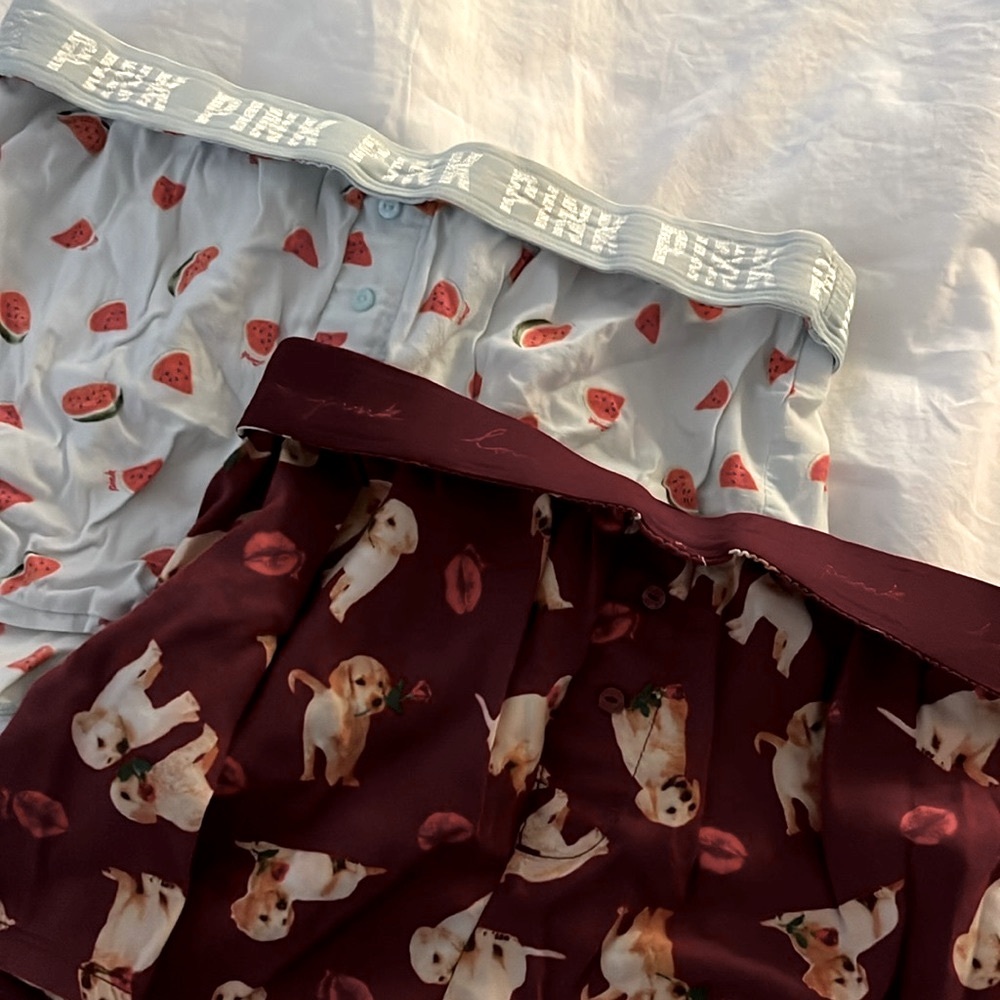PINK PJ SHORTS!